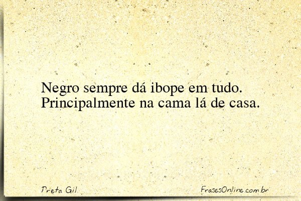 Frase de Preta Gil