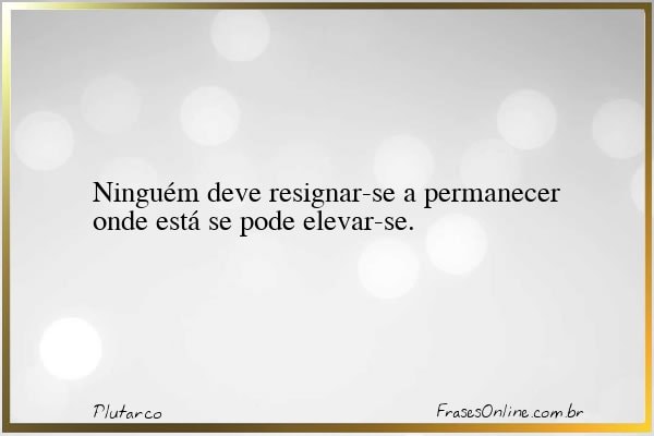 Frase de Plutarco