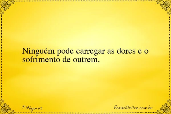 Frase de Pitágoras