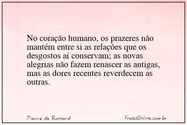 Frase de Pierre de Ronsard