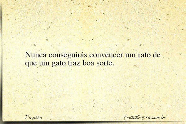 Frase de Picasso