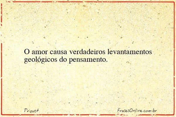 Frase de Proust