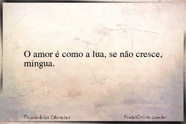 Frase de Provérbios Chineses