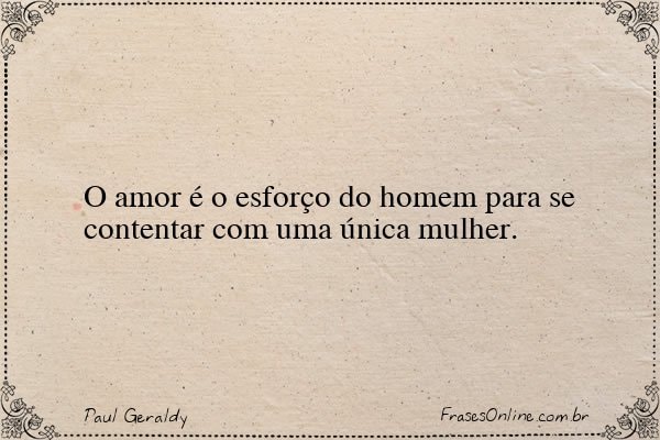 Frase de Paul Geraldy