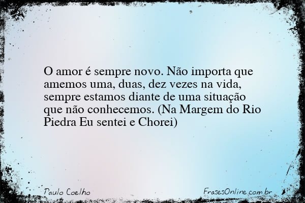 Frase de Paulo Coelho