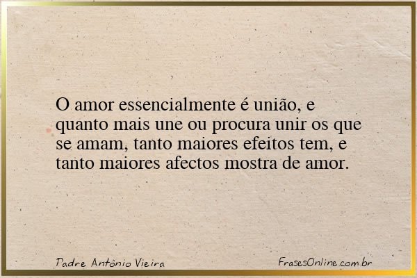 Frase de Padre Antônio Vieira