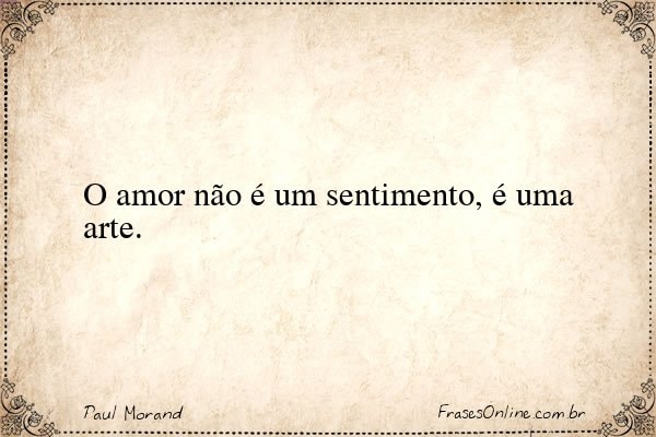 Frase de Paul Morand