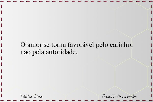 Frase de Públio Siro