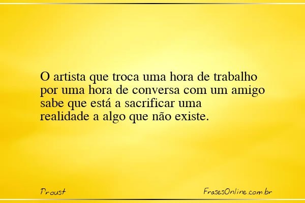 Frase de Proust