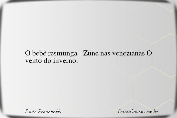 Frase de Paulo Franchetti