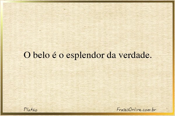 Frase de Platão