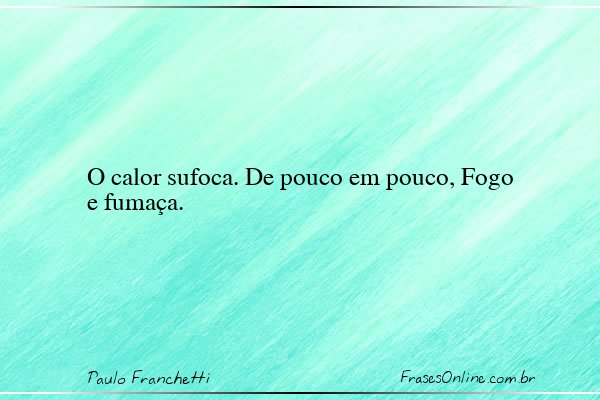 Frase de Paulo Franchetti