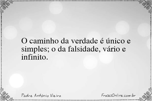 Frase de Padre Antônio Vieira