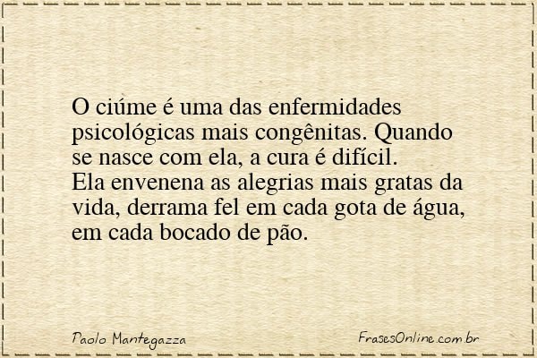 Frase de Paolo Mantegazza