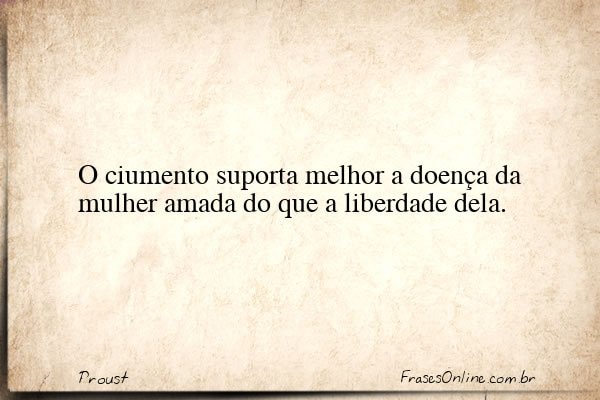 Frase de Proust