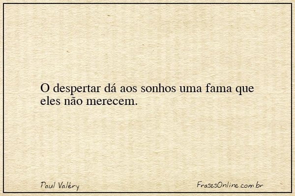 Frase de Paul Valéry