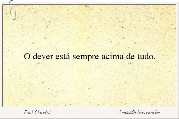 Frase de Paul Claudel