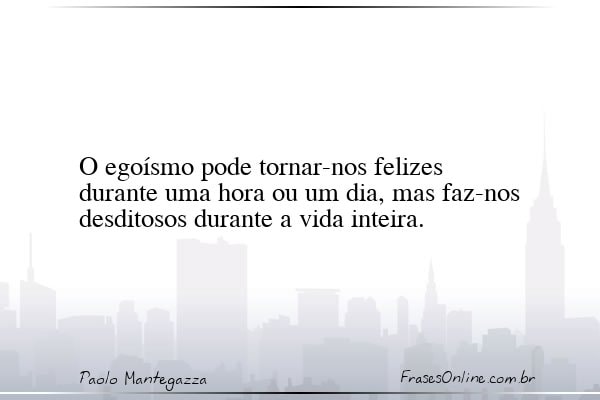 Frase de Paolo Mantegazza