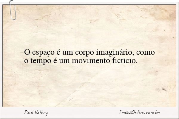 Frase de Paul Valéry