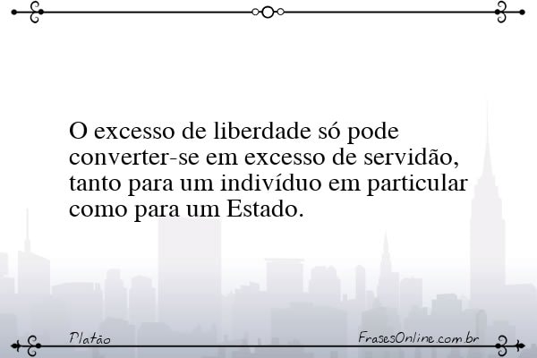 Frase de Platão