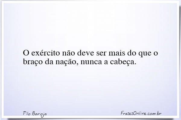 Frase de Pío Baroja