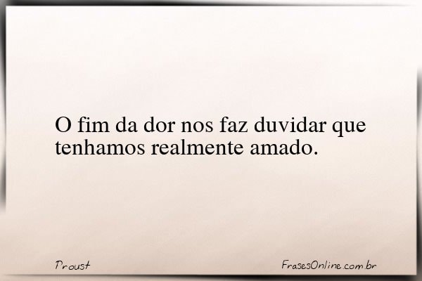 Frase de Proust