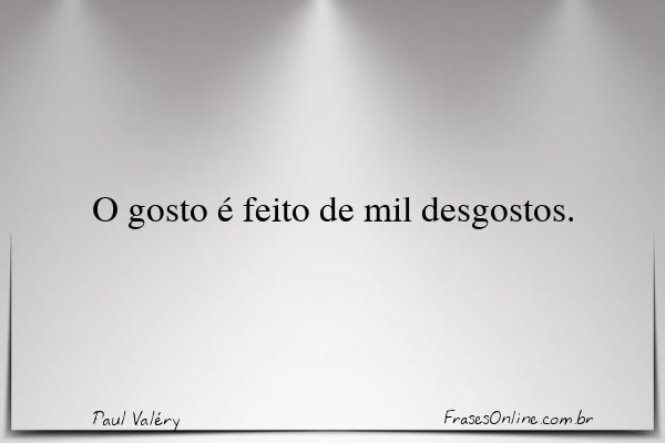 Frase de Paul Valéry