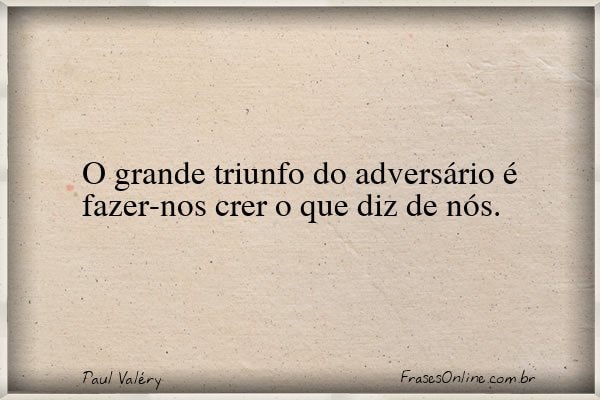 Frase de Paul Valéry
