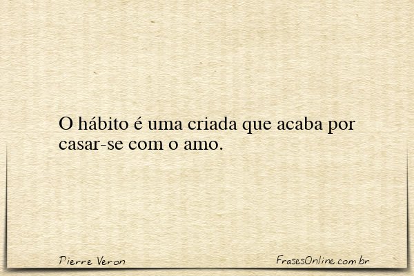 Frase de Pierre Veron