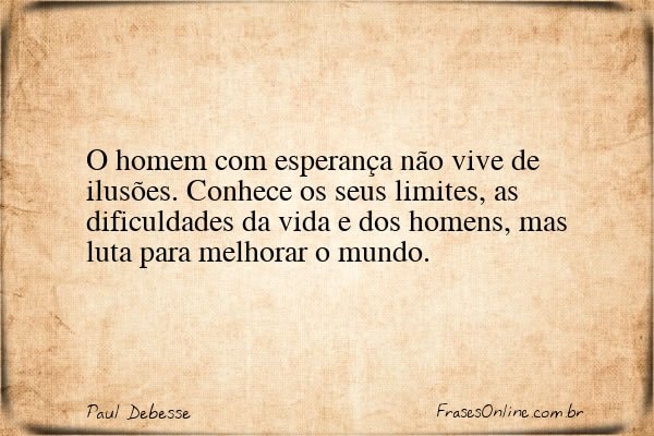Frase de Paul Debesse