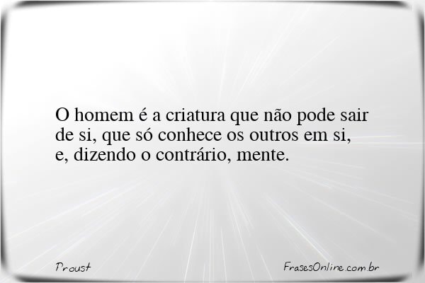 Frase de Proust
