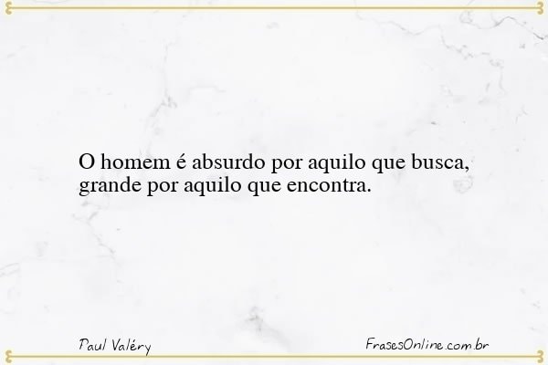 Frase de Paul Valéry
