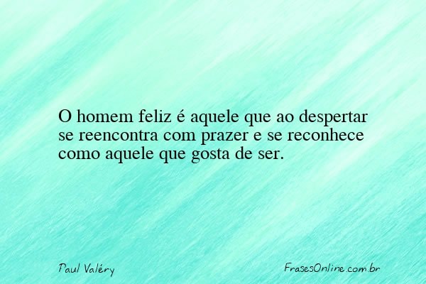 Frase de Paul Valéry