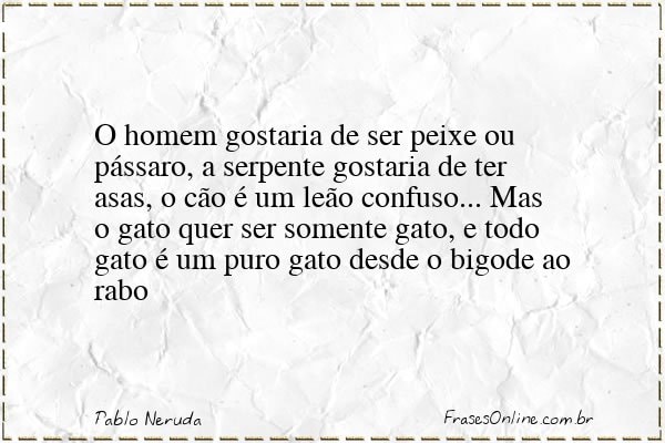 Frase de Pablo Neruda