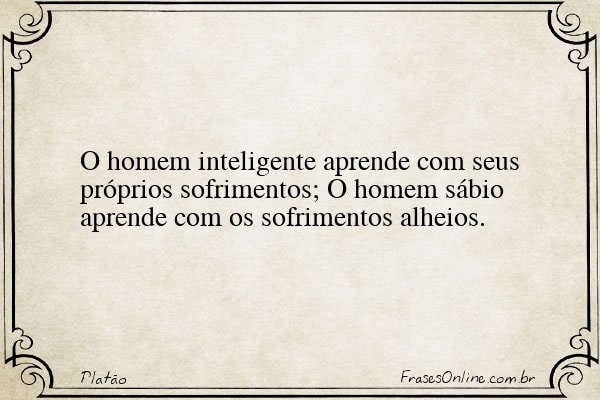 Frase de Platão