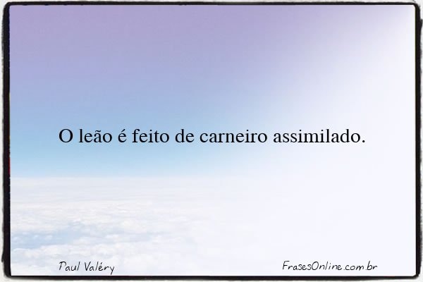 Frase de Paul Valéry