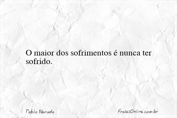 Frase de Pablo Neruda