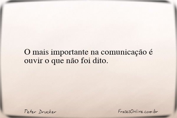 Frase de Peter Drucker