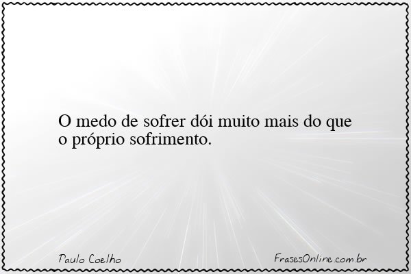 Frase de Paulo Coelho