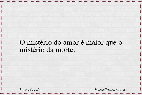 Frase de Paulo Coelho