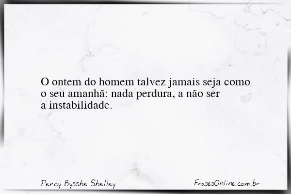 Frase de Percy Bysshe Shelley