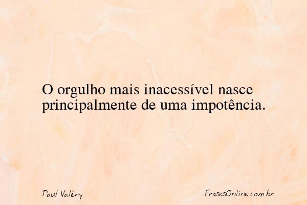 Frase de Paul Valéry