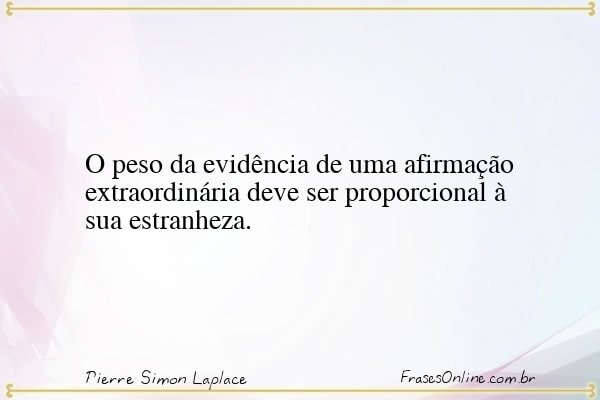 Frase de Pierre Simon Laplace