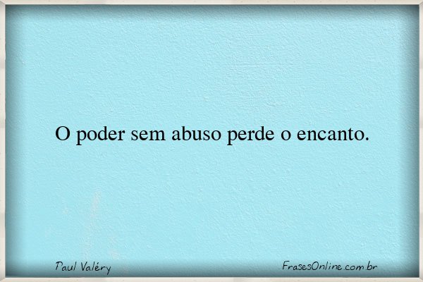 Frase de Paul Valéry