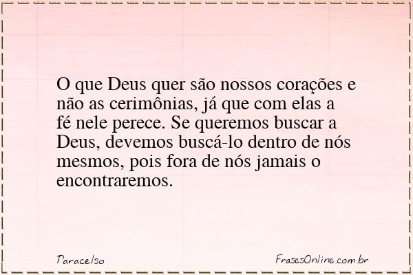 Frase de Paracelso
