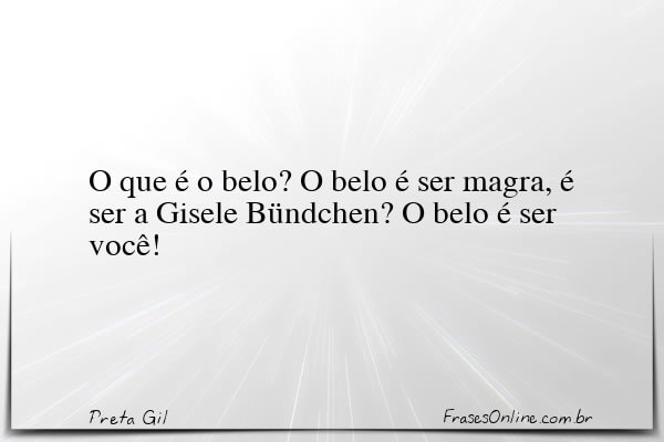 Frase de Preta Gil