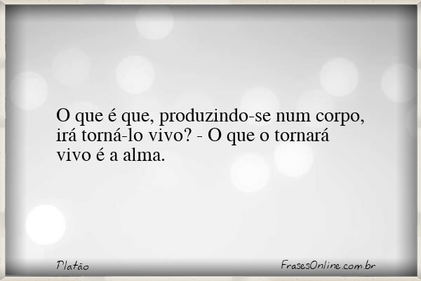 Frase de Platão