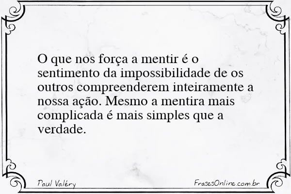Frase de Paul Valéry