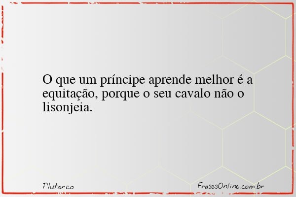 Frase de Plutarco