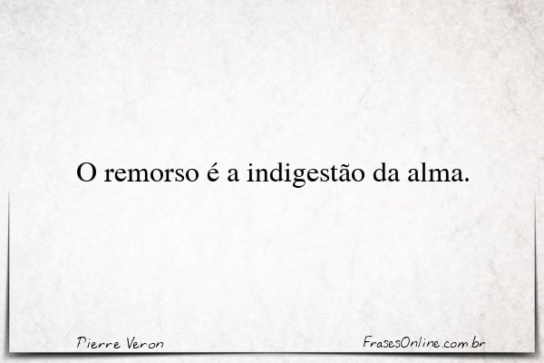 Frase de Pierre Veron